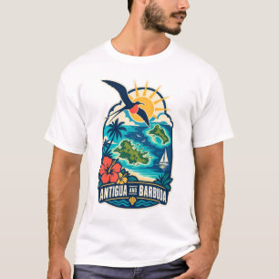 Antigua and Barbuda Mid-Century Island T-Shirt