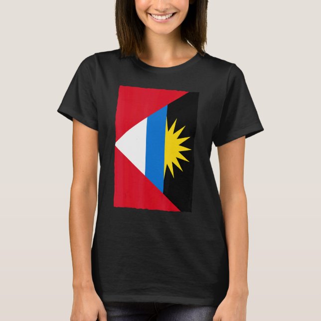 Antigua And Barbuda National Flag T-Shirt (Front)