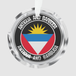 Antigua and Barbuda Round Emblem Ornament
