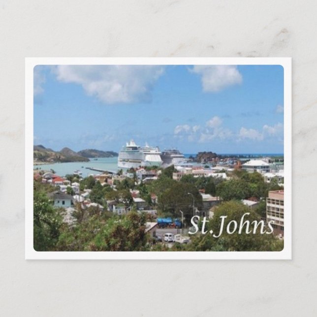 Antigua and Barbuda - Saint Johns - Postcard (Front)