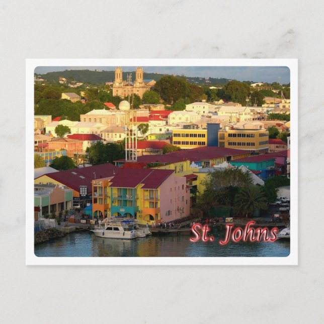 Antigua and Barbuda - Saint Johns - Postcard (Front)