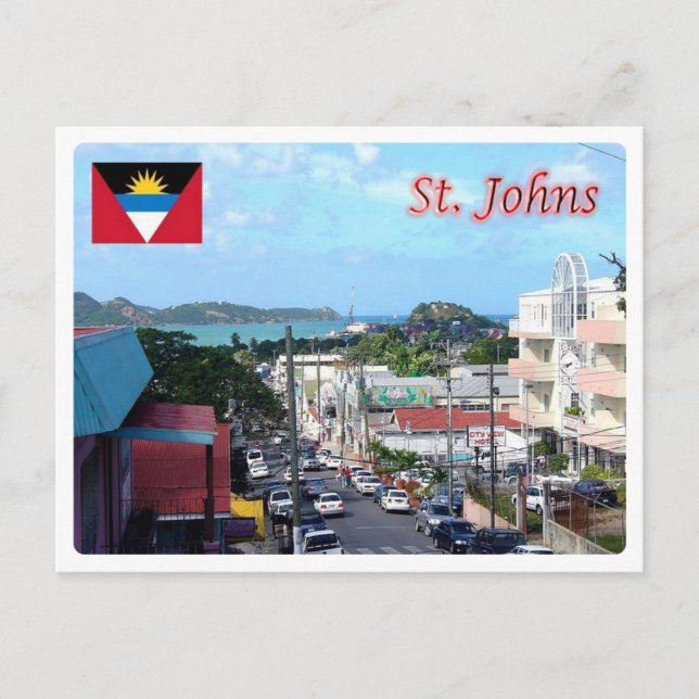 Antigua and Barbuda - Saint Johns - Postcard (Front)