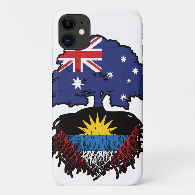 Antigua Antiguan Australian Australia Tree Roots Case-Mate iPhone Case (Back)