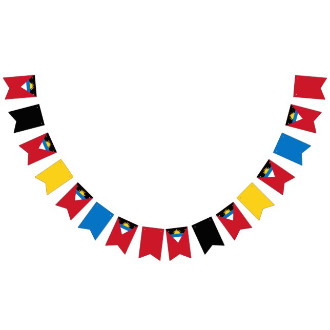 Antigua & Barbuda bunting flags (All)