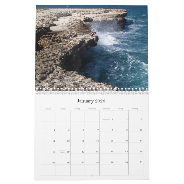 Antigua Barbuda Calendar (Jan 2026)