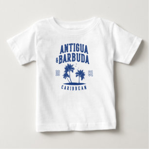 Antigua & Barbuda Caribbean Palm Tree Baby T-Shirt