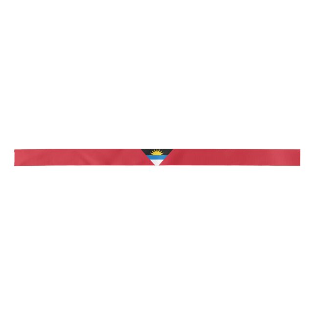 Antigua & Barbuda flag Ribbon Satin Ribbon (Front)