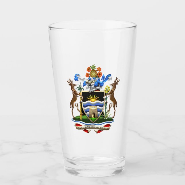 Antigua & Barbuda Glass (Front)