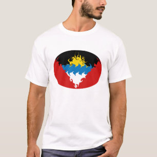 Antigua & Barbuda Gnarly Flag T-Shirt