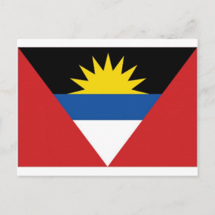 Antigua Barbuda National Flag Postcard