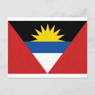Antigua Barbuda National Flag Postcard