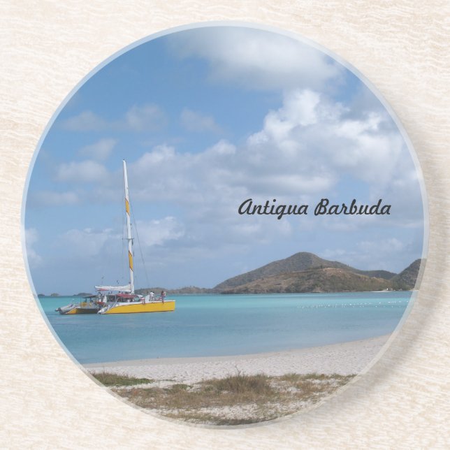 Antigua Barbuda Series--Jolly Beach Coaster (Front)