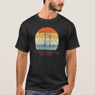 Antigua & Barbuda West Indies Vintage Sailboat Vac T-Shirt