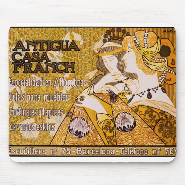 Antigua Casa Franch Mouse Mat (Front)