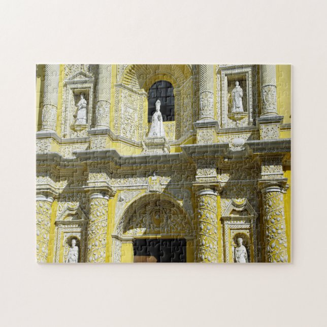 Antigua Church Merced Baroque Facade. Jigsaw Puzzle (Horizontal)