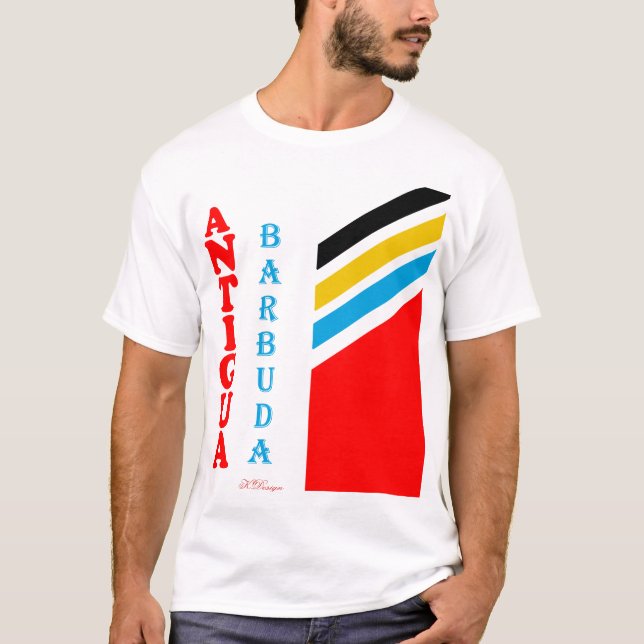 Antigua Colourful  T-Shirt (Front)