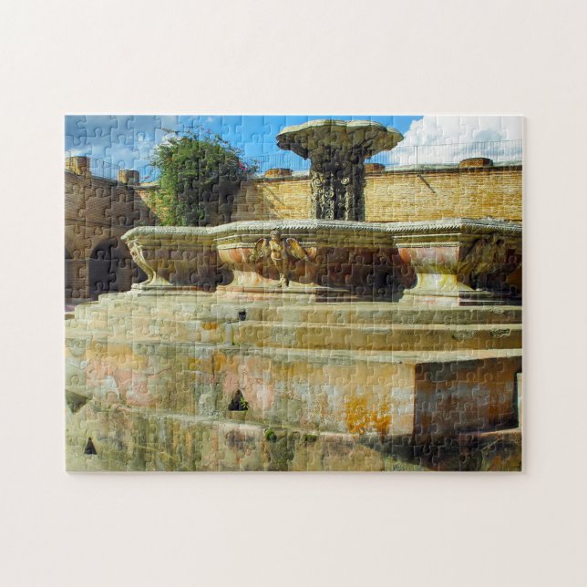 Antigua convent Merced Cloister. Jigsaw Puzzle (Horizontal)