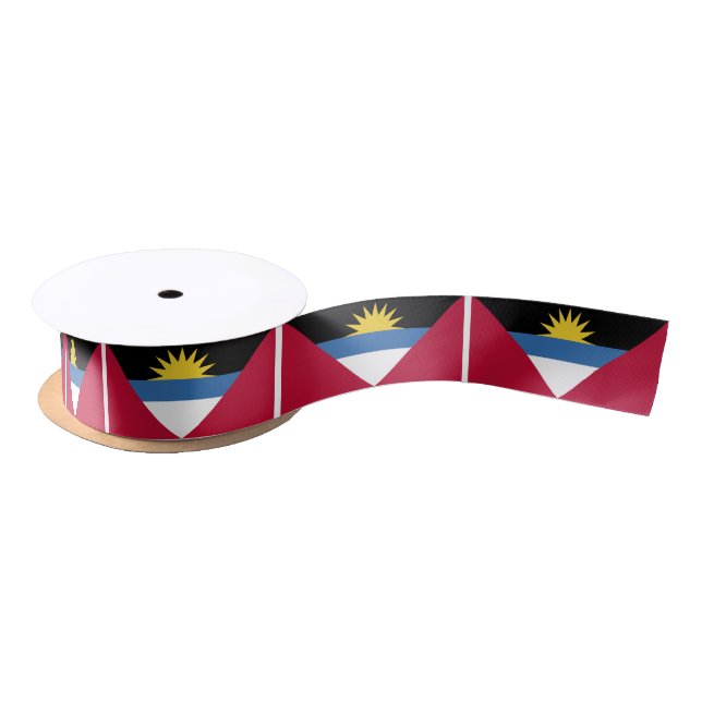 Antigua Flag Satin Ribbon (Spool)