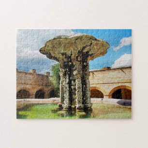Antigua Fountain Convent Notre-Dame-Merc. Jigsaw Puzzle