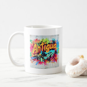 Antigua Graffiti Vibes: Island Street Art Ed Coffee Mug