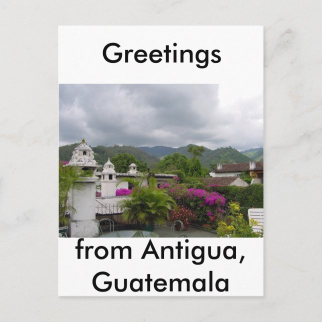 Antigua, Guatemala Postcard (Front)