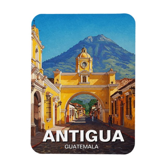 Antigua Guatemala Travel Magnet (Vertical)