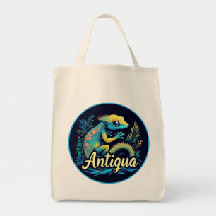 Antigua Island Caribbean Gecko Tote Bag