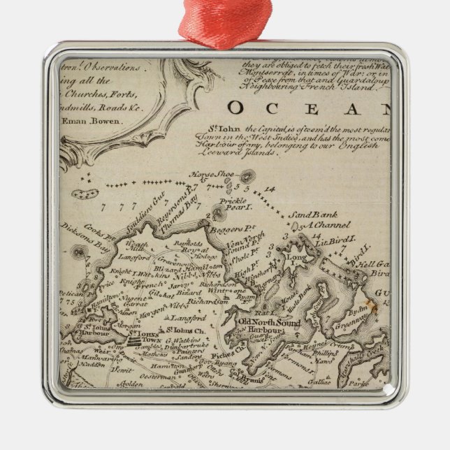 Antigua or Antego Metal Tree Decoration (Front)