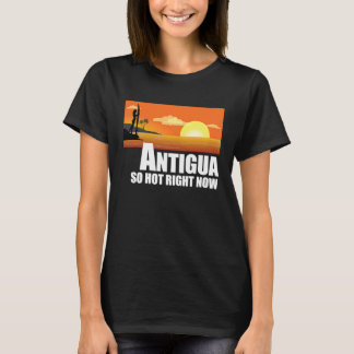 Antigua so hot right now Retro Travel Beach Vacati T-Shirt
