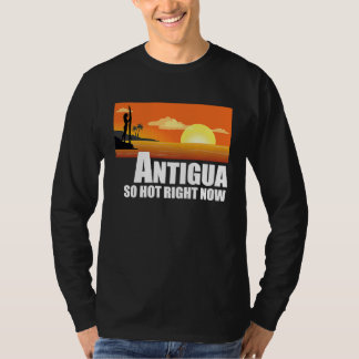 Antigua so hot right now Retro Travel Beach Vacati T-Shirt