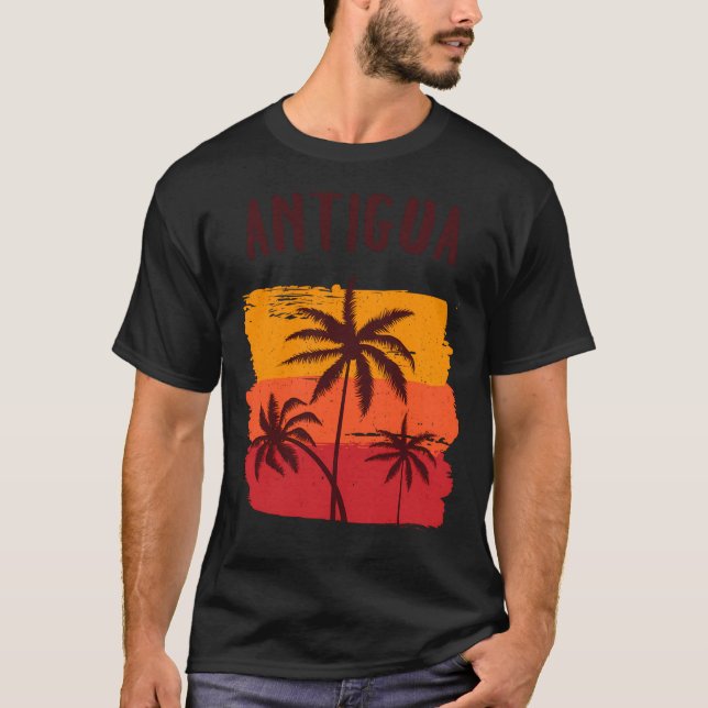 Antigua Vacation Souvenir T-Shirt (Front)