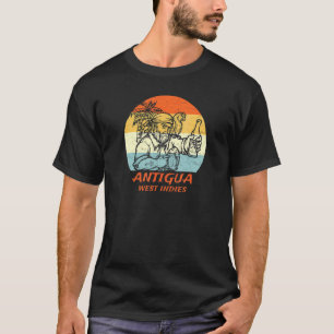 Antigua West Indies Vintage Pirate & Parrot Vacati T-Shirt