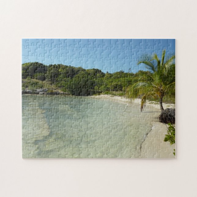 Antiguan Beach Beautiful Tropical Landscape Jigsaw Puzzle (Horizontal)