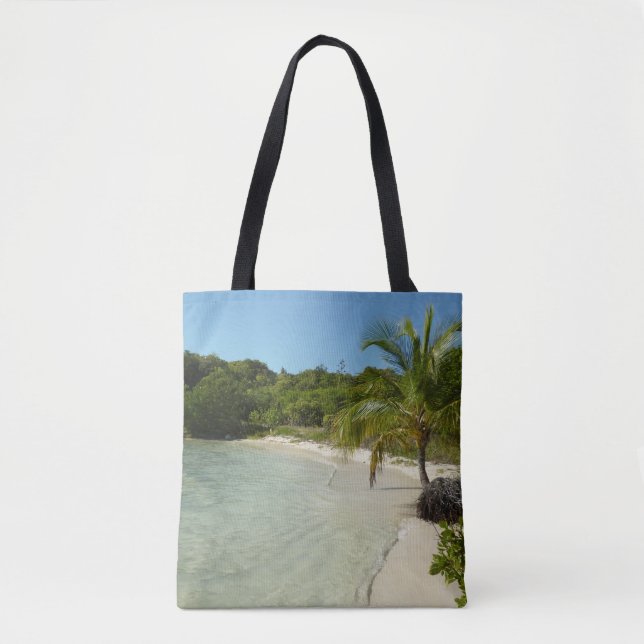 Antiguan Beach Beautiful Tropical Landscape Tote Bag (Front)