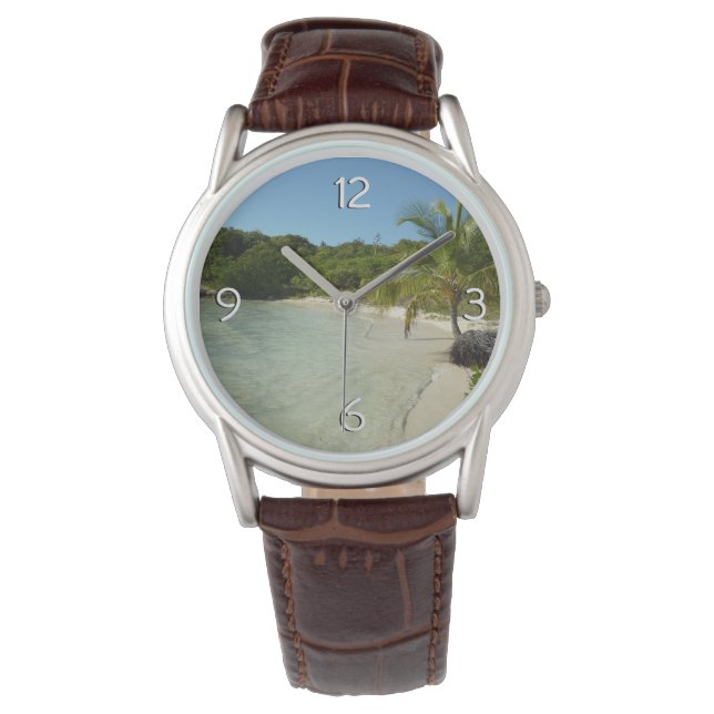 Antiguan Beach Beautiful Tropical Landscape Watch (Front)