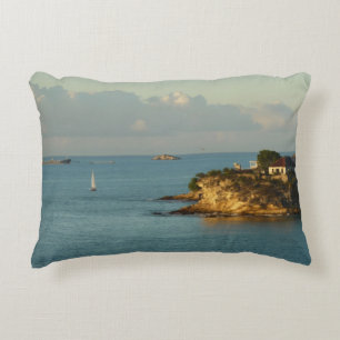 Antiguan Coast Beautiful Island Seascape Decorative Cushion