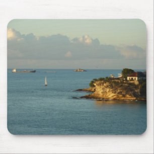 Antiguan Coast Beautiful Island Seascape Mouse Mat