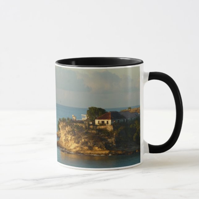Antiguan Coast Beautiful Island Seascape Mug (Right)