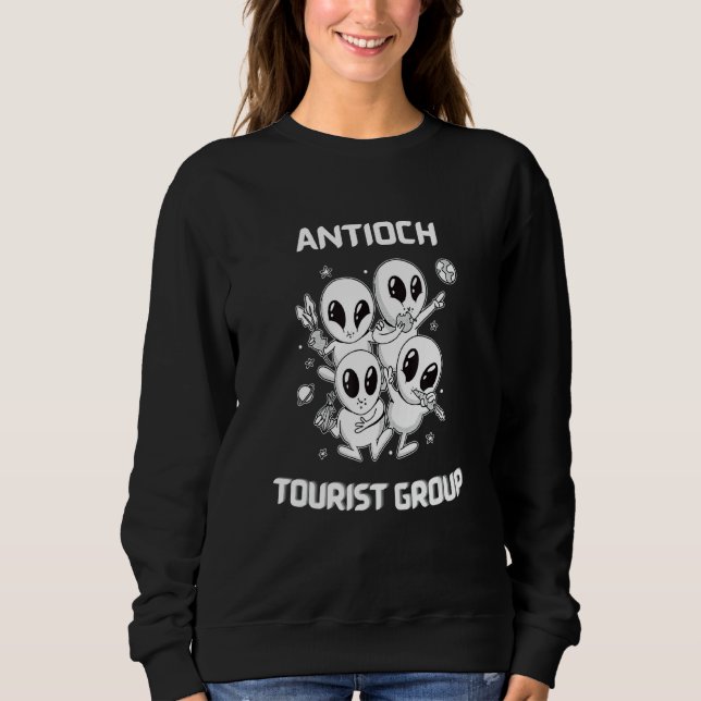 Antioch Native Pride Alien Funny State Tourist Spa Sweatshirt (Front)