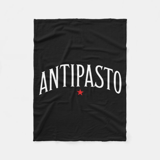 Antipasto, Italian Food Lover Foodie  Fleece Blanket (Front)