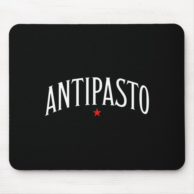 Antipasto, Italian Food Lover Foodie  Mouse Mat (Front)