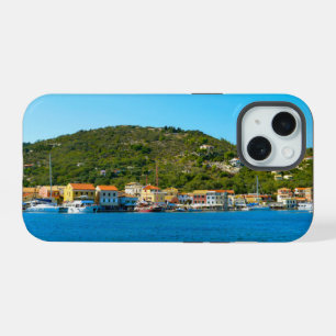 Antipaxos harbour coast iPhone 15 case