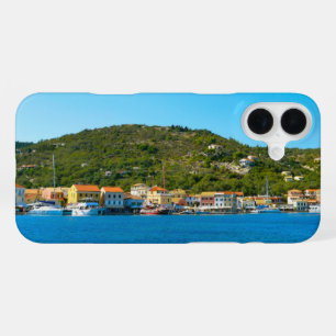 Antipaxos harbour coast iPhone 16 plus case