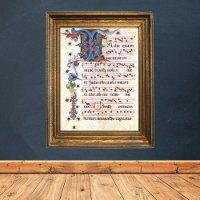 Antiphon Gregoriant Chant Mediaeval Manuscript