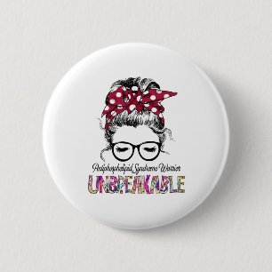 Antiphospholipid Syndrome Awareness Ribbon Support 6 Cm Round Badge