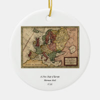 Antiquarian 1721 Map of Europe by Herman Moll