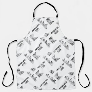 Antiquated Code International Morse Code Humour Apron