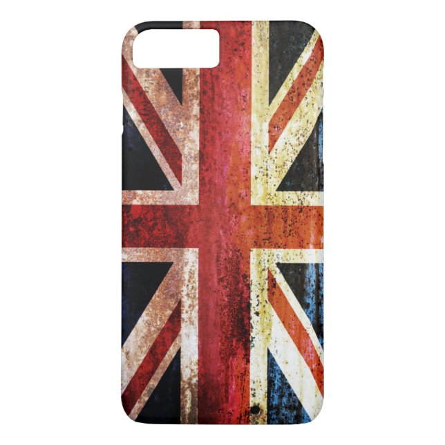 Antiquated Union Jack Case-Mate iPhone Case (Back)