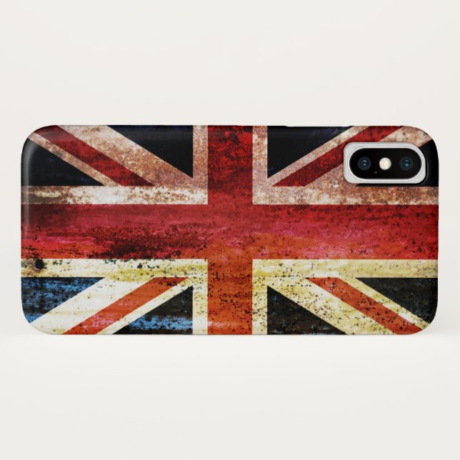 Antiquated Union Jack Case-Mate iPhone Case (Back (Horizontal))