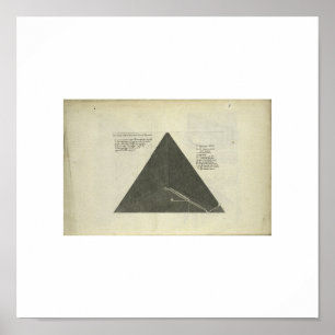 Antique 1670 pyramid Picture Poster